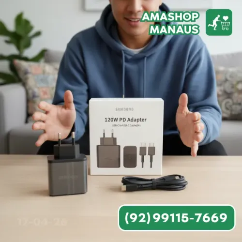 Carregador Tipo C para Samsung - Fonte + Cabo Pronta Entrega