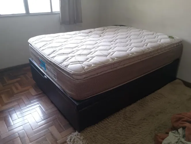 CAMA BOX BAÚ COM COLCHÃO Luckspuma Platinum