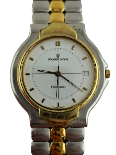 Relógio Universal Geneve Polerouter Unissex Vintage 
