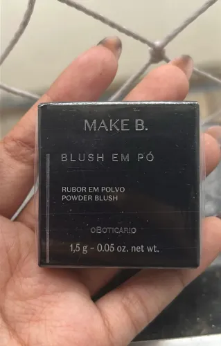 blush em po make b rubor em polvo