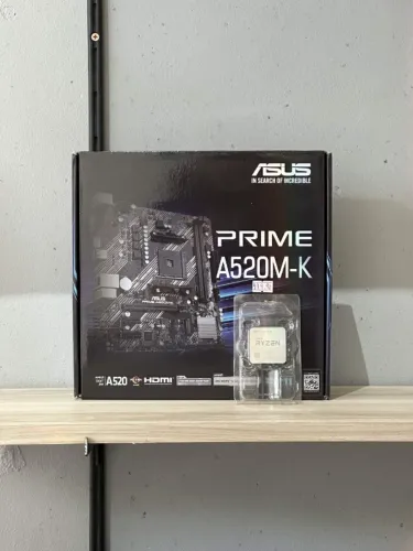 Kit Upgrade AMD - Ryzen 5 5500 + Placa Mãe - SEM memória - Loja FH