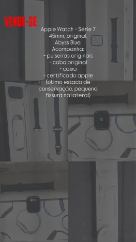 Apple Watch - Série 7 45mm, original.