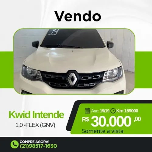 Renault Kwid Intense 1.0 Flex 12V 5P Mec. 2019