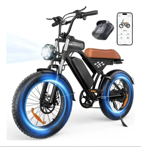 Bicicleta Elétrica EB5 Max 1000W - Aro 20. Para Adultos.