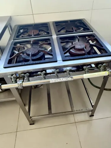 Fogão Industrial Inox Venâncio 