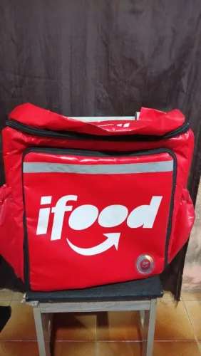 Bag expansível motoboy para entregas delivery