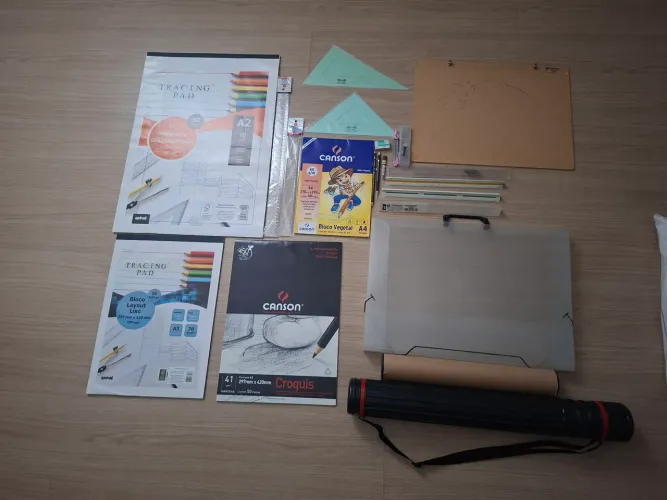 Kit Desenho Técnico / Arquitetura Completo<br>
