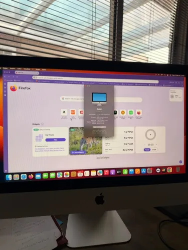 iMac 21,5 Intel core i5 256gb