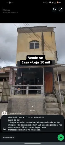 Casa com loja no Arsenal SG