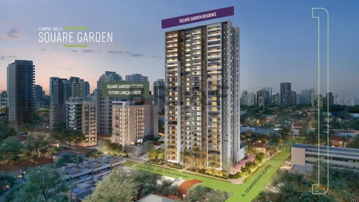 SQUARE GARDEN - Lindo apartamento no Campo Belo com 3 dormitórios, 2 vagas - São Paulo, Sp