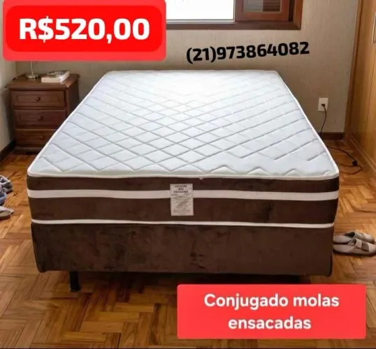 Cama molas ensacadas conjugada