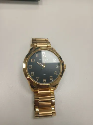 RELÓGIO DOURADO MONDAINE ORIGINAL
