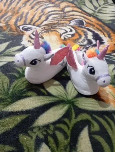 Pantufa de unicórnio