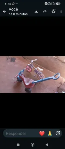 Triciclo e bicicleta infantil promoção de final de mês