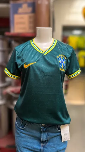 Camisa do Brasil feminina 