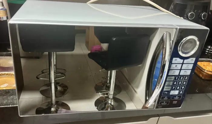 Microondas Philco cromado