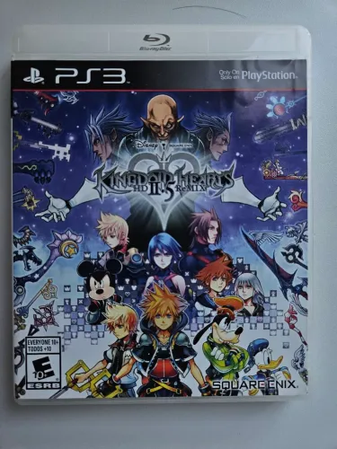 Jogo de ps3 kingdom hearts hd 2.5 remix, bem conservado (funcionando)