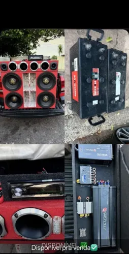 Vendo caixa de som completa, zera de tudo só pega e ser feliz, caixa feita no xip som