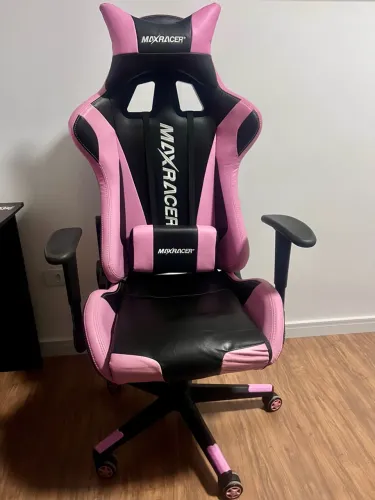 CADEIRA GAMER MAX RACER ROSA