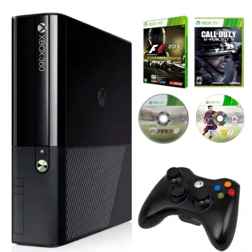Xbox 360 Original (Usado) + Acessórios, Jogos - Funcionando Perfeitamente