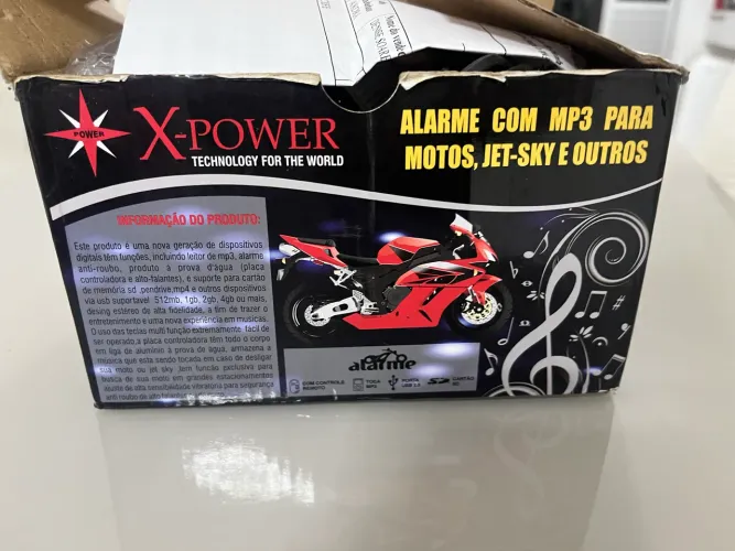 Alarme para MOTO com MP3