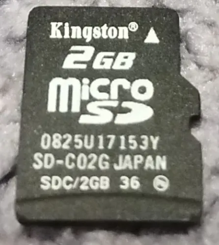Cartão de 2 GB