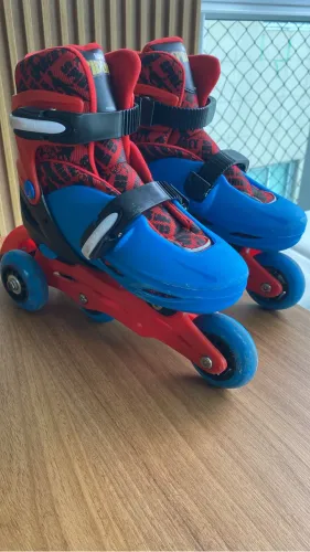 Patins infantil Homem Aranha