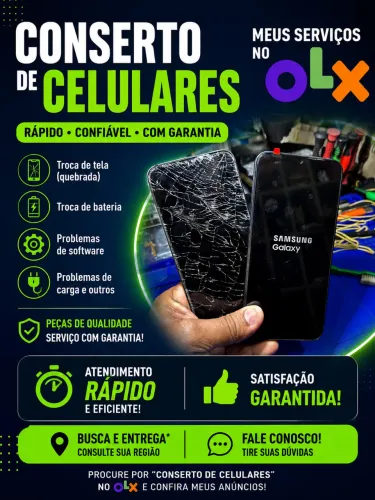     ? Celular Quebrado? Consertamos Rápido em Manaus!