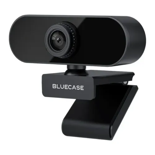 Webcam Bluecase, HD, 720p, USB, Com Microfone, Preto, BWEB720P-02 Loja Coimbra Computadore
