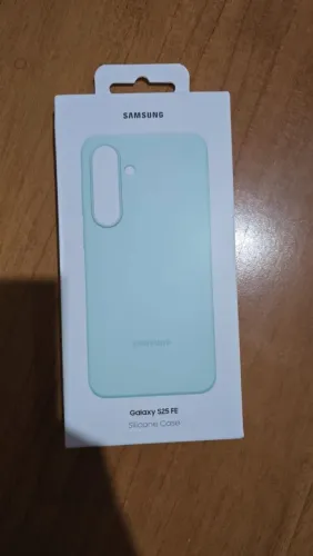 ORIGINAL Capa Samsung de Silicone para Galaxy S25 FE - Verde Menta