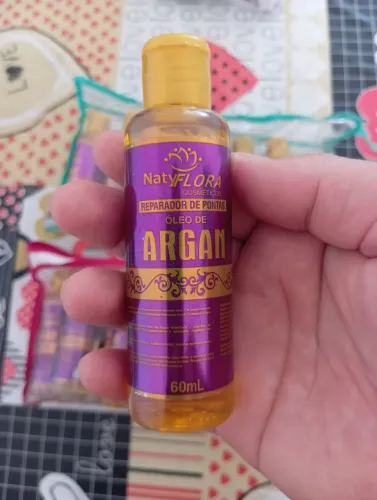 Óleo capilar de argan.
