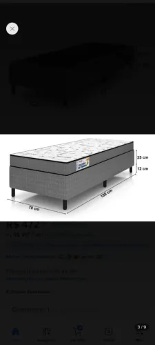 Cama Box Solteiro