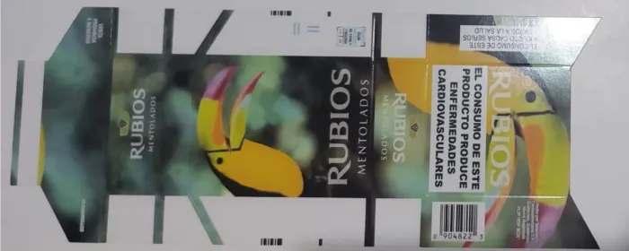 Embalagem rara antiga importada