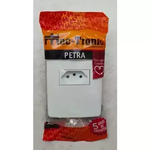 Tomada  MecTronic Petra  2p+t 10A/250 V - Completo