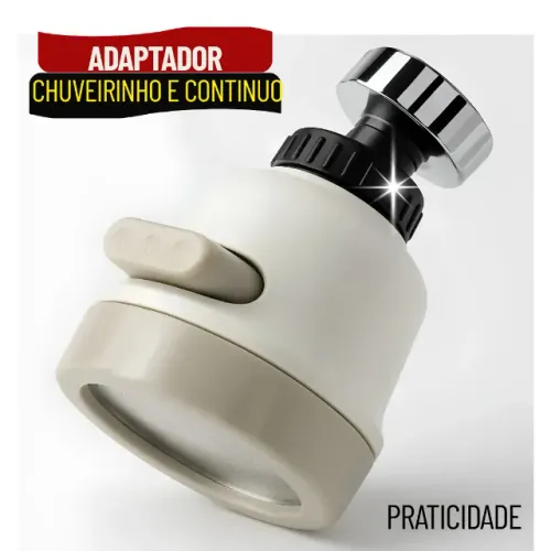 Adaptador Giratório Universal para Torneira 360° em Y - SCS16