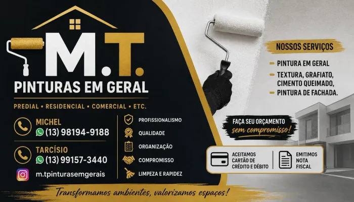 Pintura em gerais, faça seu orçamento