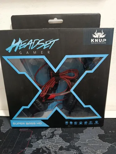 Headset gamer Knup Super Bass para PCs, Notebooks, vídeo game e celular / MEGA PROMOÇÃO