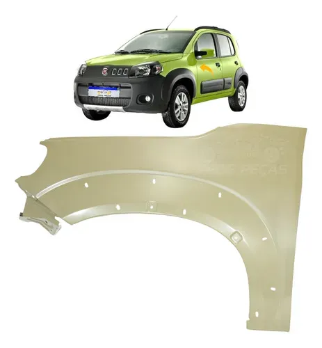 Paralama Fiat Uno Way 2011 2012 2013 2014 L.e Novo