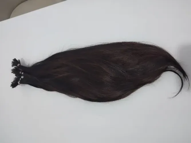 Cabelo humano está 100% bom 