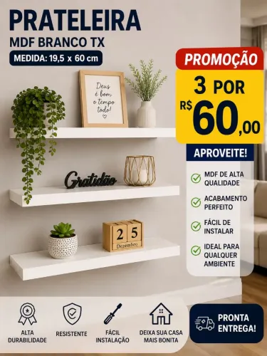 PRATELEIRA MDF 