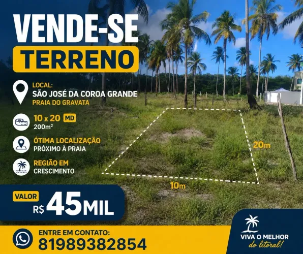 Vende-se ou troca terreno