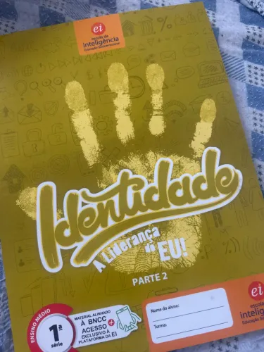 Livro didático, escola da inteligência ( EI ) - 1 ano do ensino médio 