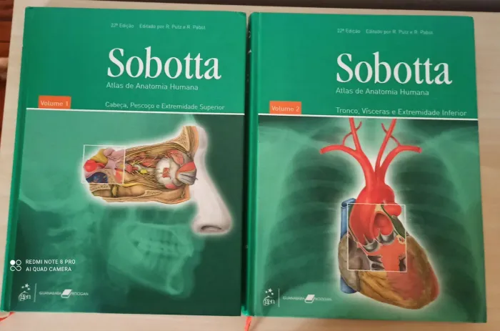 Livro Sobotta Vol.1 e Vol.2