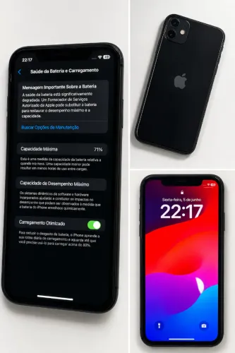 Celular iPhone 11 64GB Preto - Original, Nunca Aberto