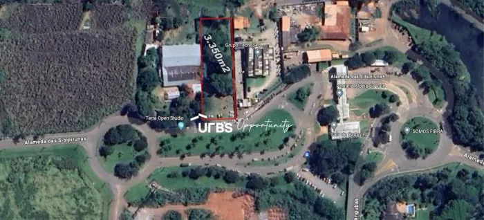 Terreno Comercial área para galpão com 3.350m² em Goiânia