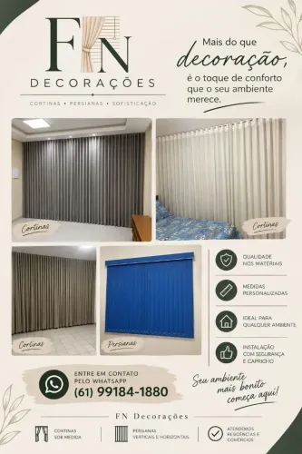 Cortinas e Persianas 