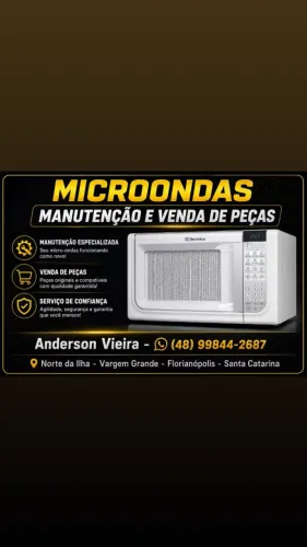 Vendas de Peças e Manutenção de Microondas