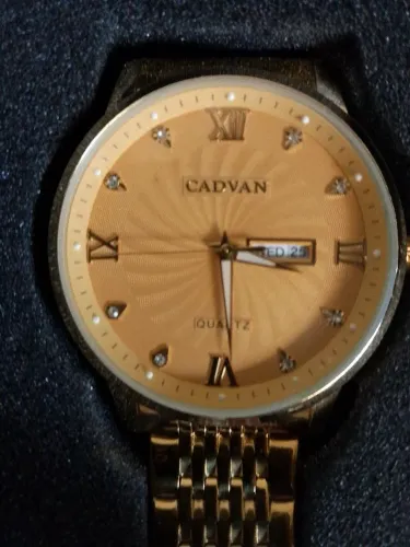 Relógio Cadvan Masculino Dourado