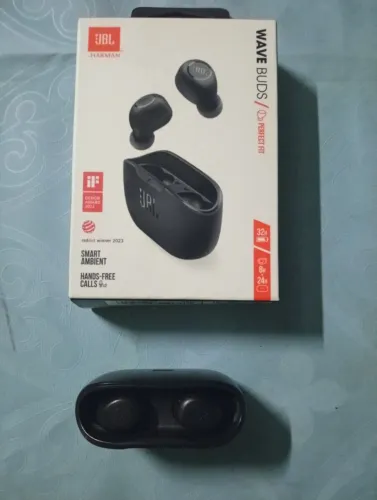 Fone sem fio JBL wave buds original