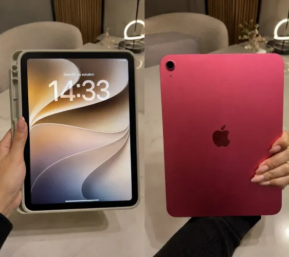 ? iPad 11ª Geração A16 128GB Rosa ? Completo!